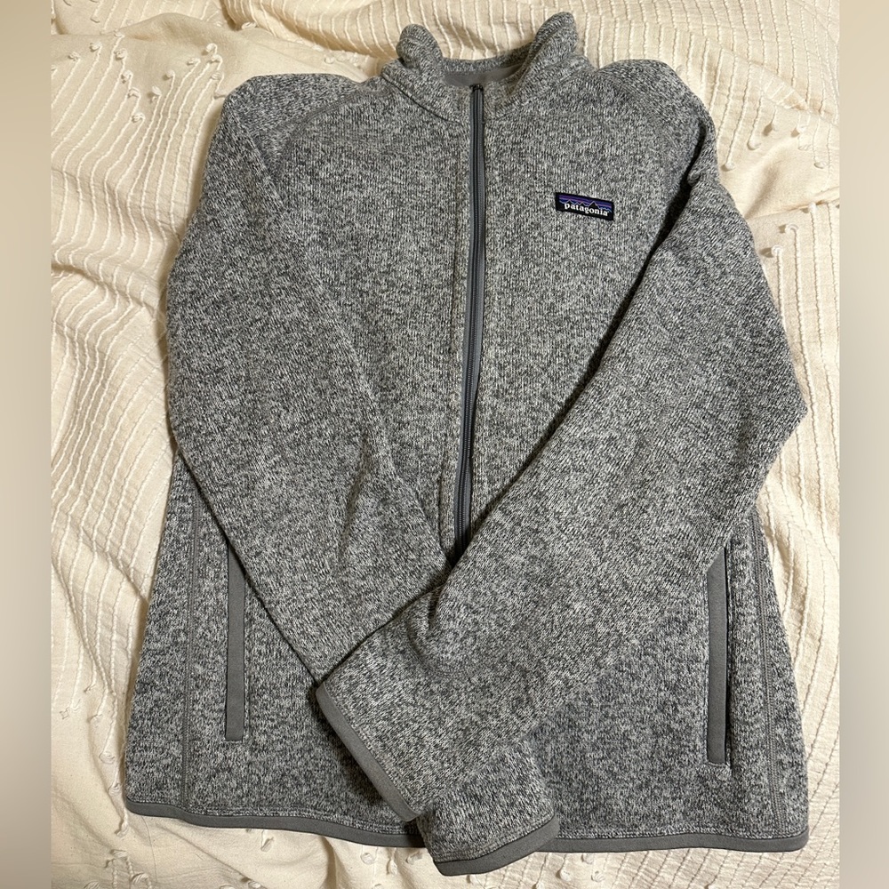 Patagonia Gray Better Sweater Full Zip Size S